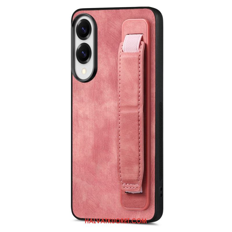 Kuori Samsung Galaxy S25 5g Edge Retrotyyli Ja Telinehihna