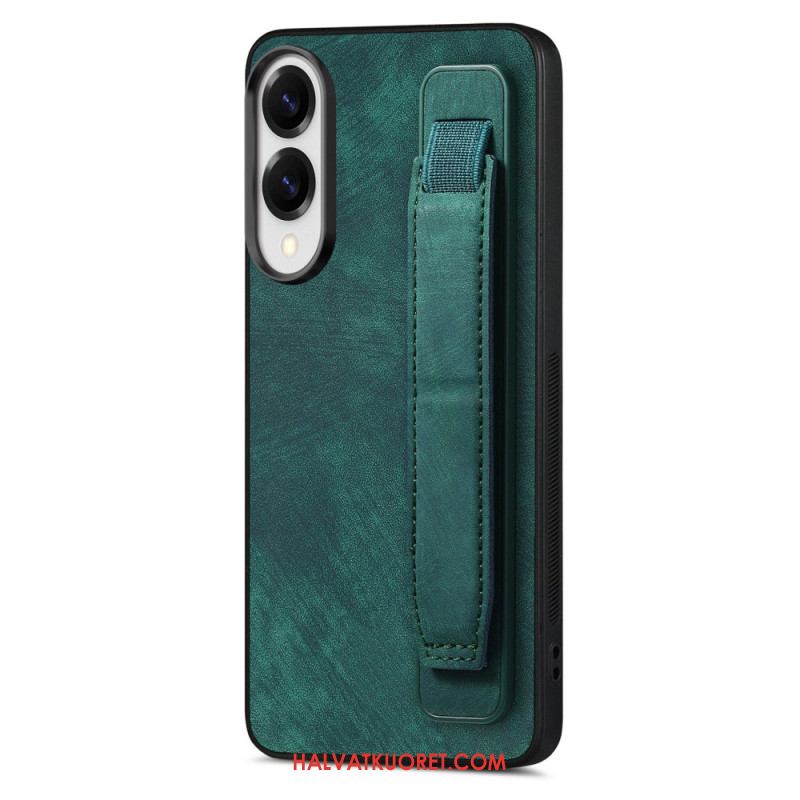 Kuori Samsung Galaxy S25 5g Edge Retrotyyli Ja Telinehihna