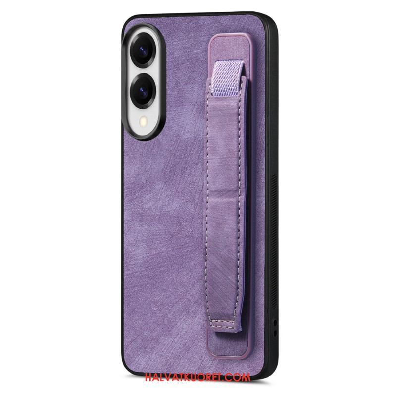 Kuori Samsung Galaxy S25 5g Edge Retrotyyli Ja Telinehihna