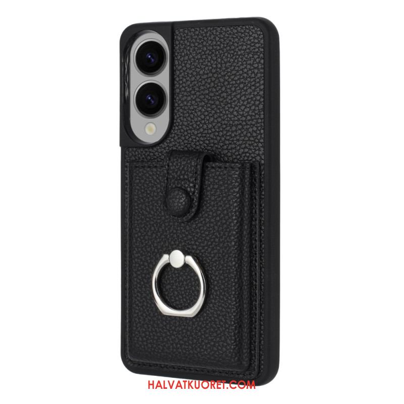 Kuori Samsung Galaxy S25 5g Edge Sormuskotelo Ja Korttikotelo