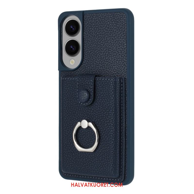 Kuori Samsung Galaxy S25 5g Edge Sormuskotelo Ja Korttikotelo