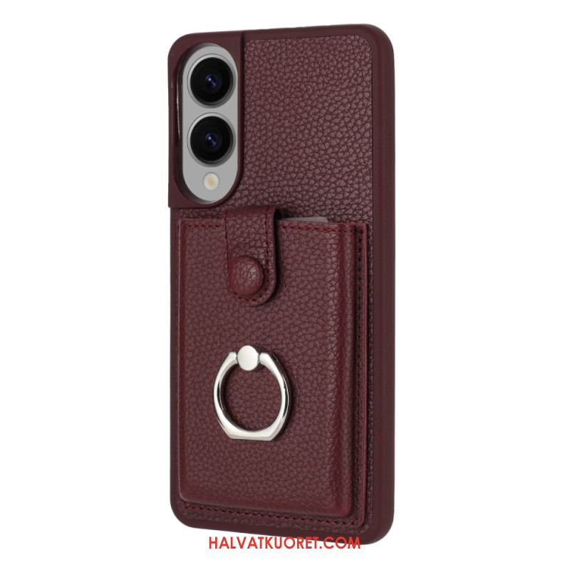 Kuori Samsung Galaxy S25 5g Edge Sormuskotelo Ja Korttikotelo