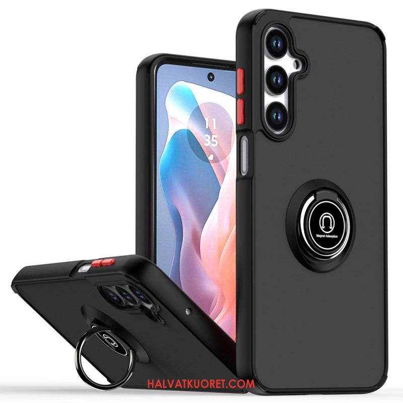 Kuori Samsung Galaxy S25 5g Kaksivärinen Sormusteline Suojakuori