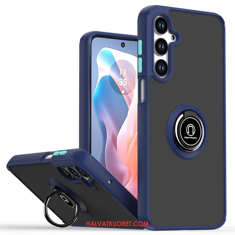 Kuori Samsung Galaxy S25 5g Kaksivärinen Sormusteline Suojakuori