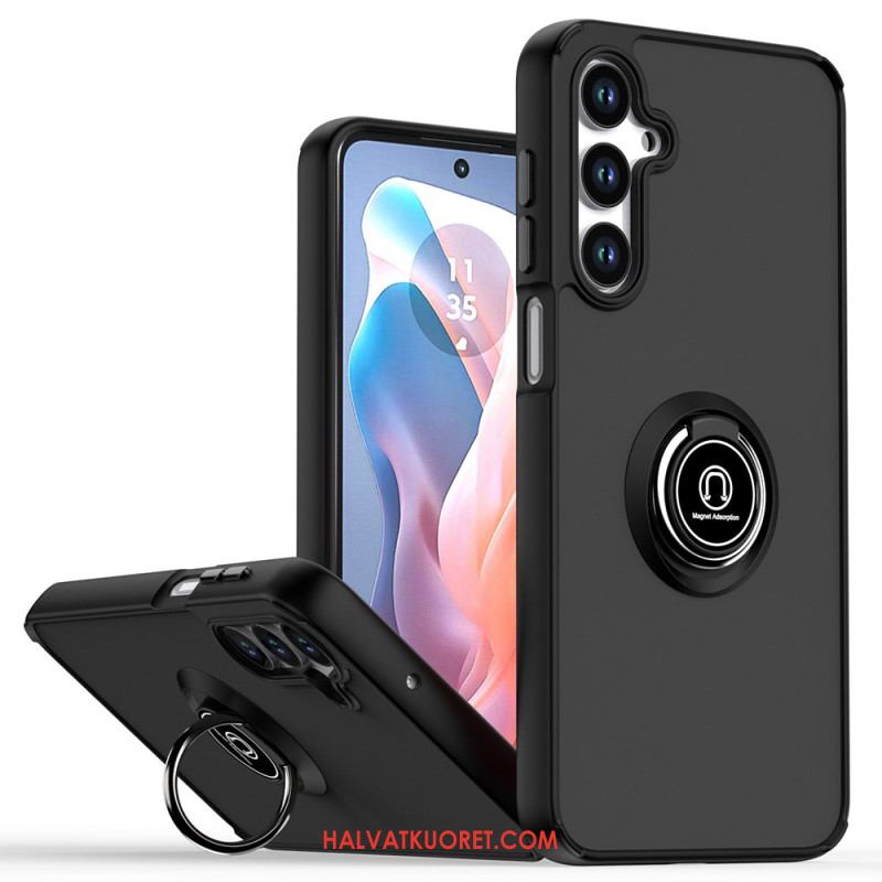 Kuori Samsung Galaxy S25 5g Kaksivärinen Sormusteline Suojakuori