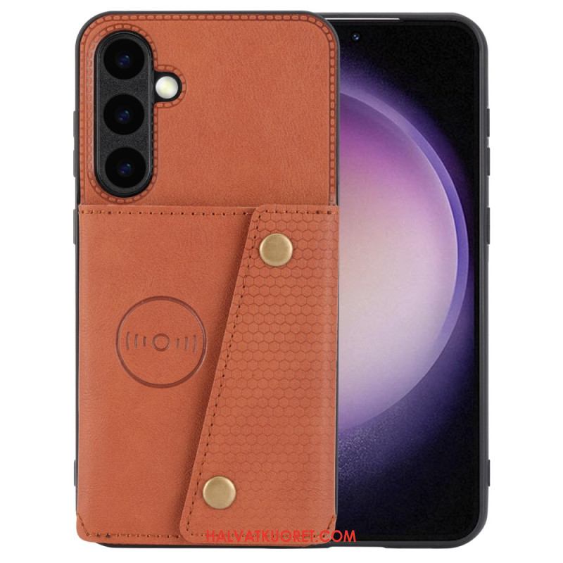 Kuori Samsung Galaxy S25 5g Korttikotelo Ja Jalusta