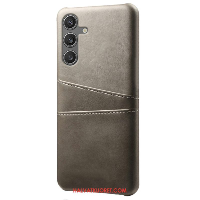 Kuori Samsung Galaxy S25 5g Nahkakuvioinen Korttikotelo