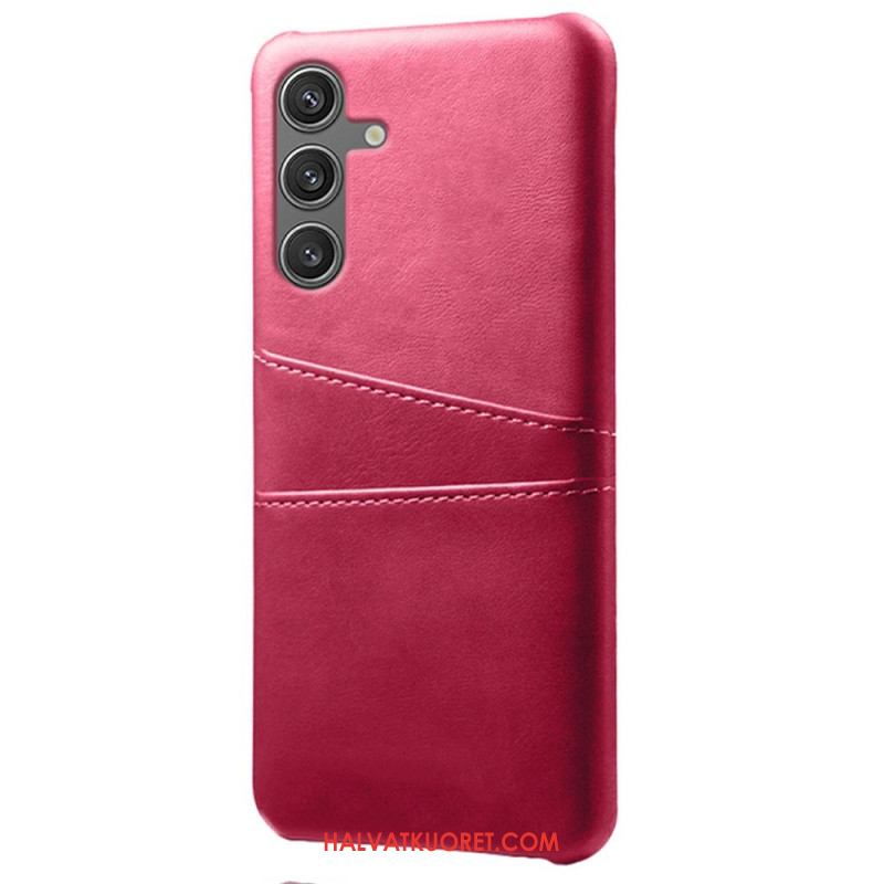 Kuori Samsung Galaxy S25 5g Nahkakuvioinen Korttikotelo