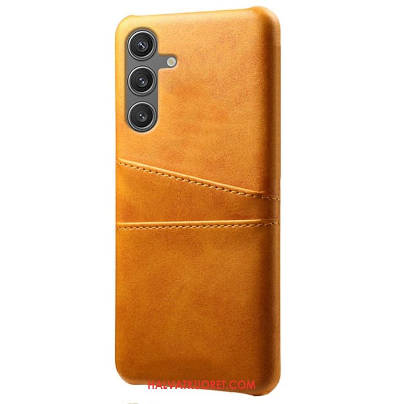 Kuori Samsung Galaxy S25 5g Nahkakuvioinen Korttikotelo