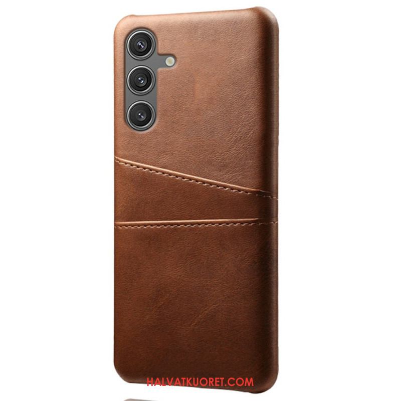 Kuori Samsung Galaxy S25 5g Nahkakuvioinen Korttikotelo