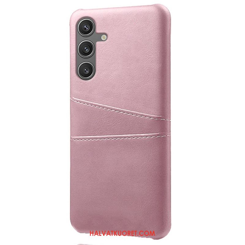 Kuori Samsung Galaxy S25 5g Nahkakuvioinen Korttikotelo