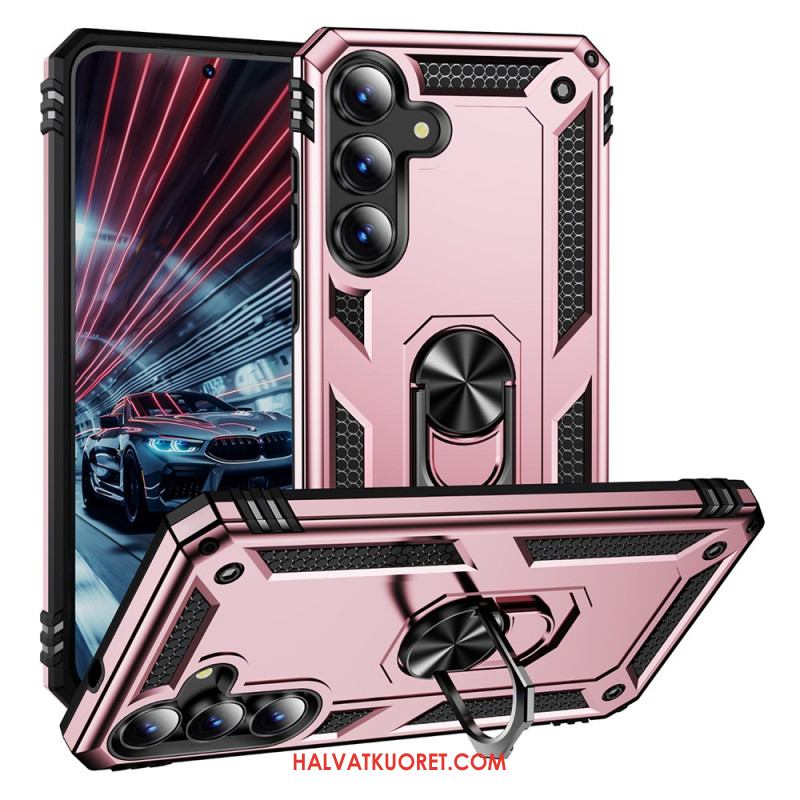 Kuori Samsung Galaxy S25 Fe Kestävä Kääntyvä Rengaspidike