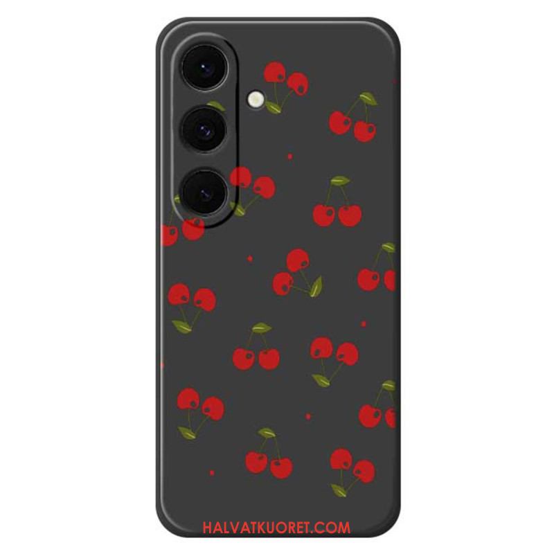 Kuori Samsung Galaxy S25 Fe Kirsikka-silikoni Suojakuori