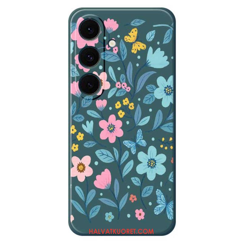 Kuori Samsung Galaxy S25 Fe Kukat-silikoni Suojakuori