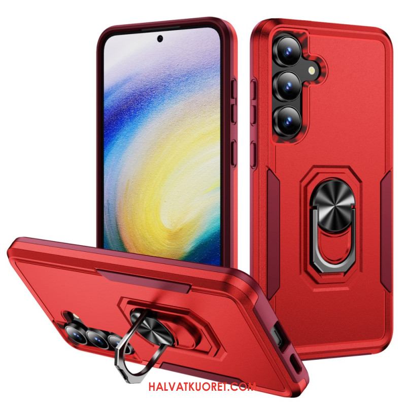 Kuori Samsung Galaxy S25 Fe Metalliefektinen Sormuspidike Suojakuori