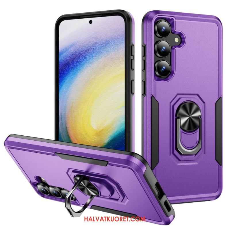 Kuori Samsung Galaxy S25 Fe Metalliefektinen Sormuspidike Suojakuori