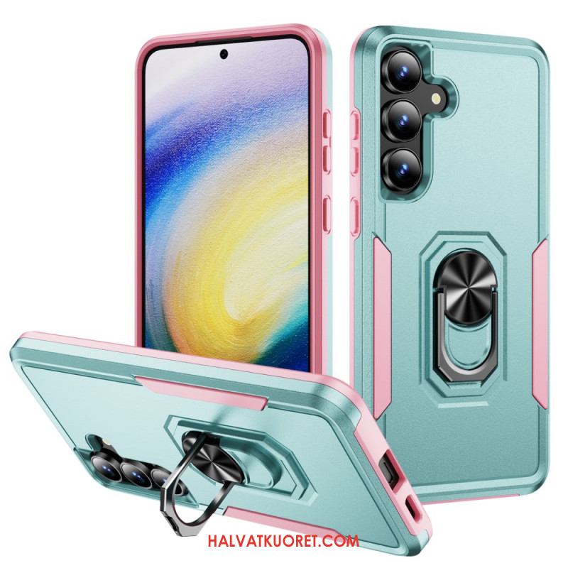 Kuori Samsung Galaxy S25 Fe Metalliefektinen Sormuspidike Suojakuori