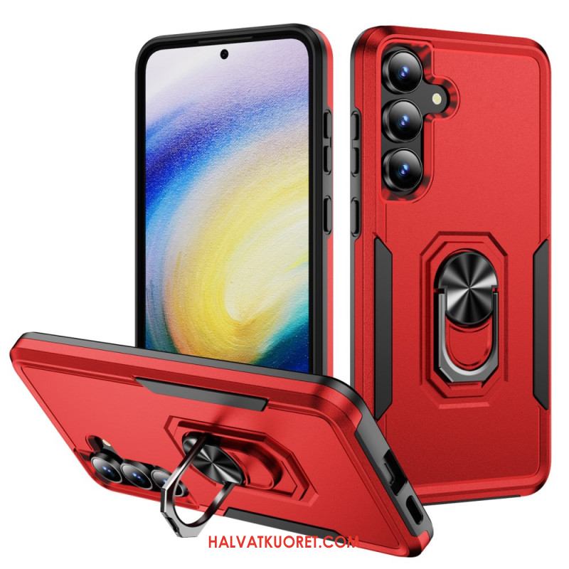 Kuori Samsung Galaxy S25 Fe Metalliefektinen Sormuspidike Suojakuori