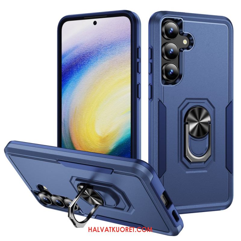 Kuori Samsung Galaxy S25 Fe Metalliefektinen Sormuspidike Suojakuori