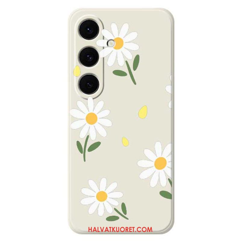 Kuori Samsung Galaxy S25 Fe Päivänkakkara-silikoni Suojakuori