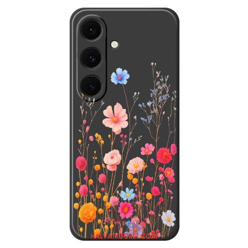 Kuori Samsung Galaxy S25 Fe Villikukka-silikoni