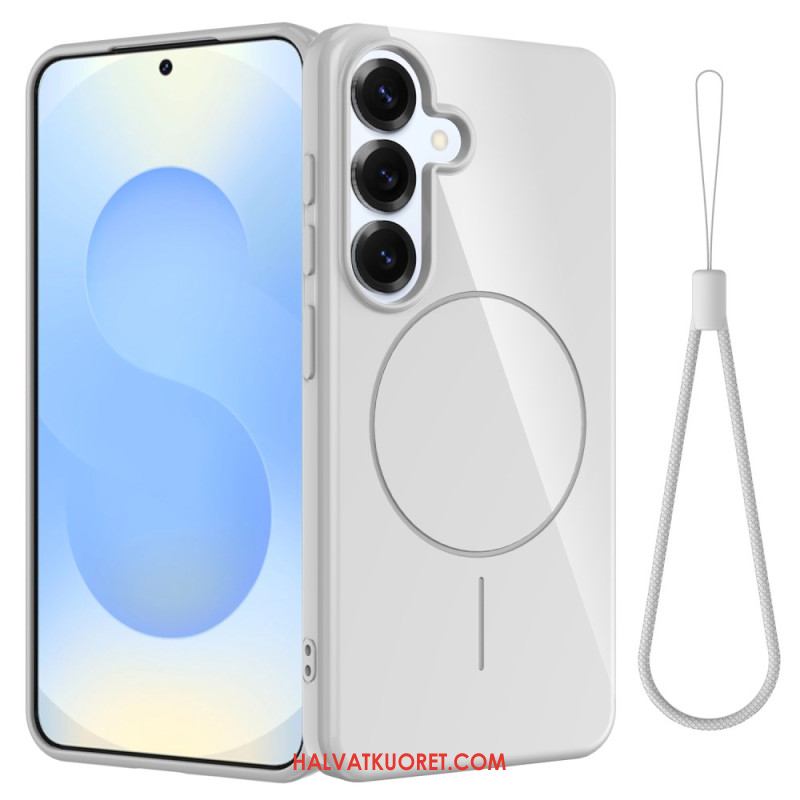 Kuori Samsung Galaxy S25 Fe Yhteensopiva Magsafen Kanssa Rannehihnalla