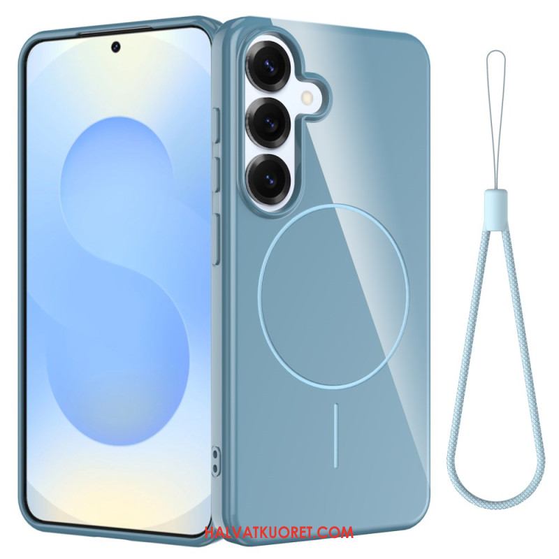 Kuori Samsung Galaxy S25 Fe Yhteensopiva Magsafen Kanssa Rannehihnalla