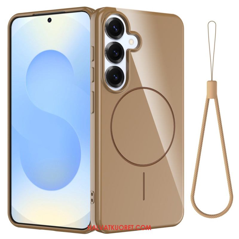 Kuori Samsung Galaxy S25 Fe Yhteensopiva Magsafen Kanssa Rannehihnalla