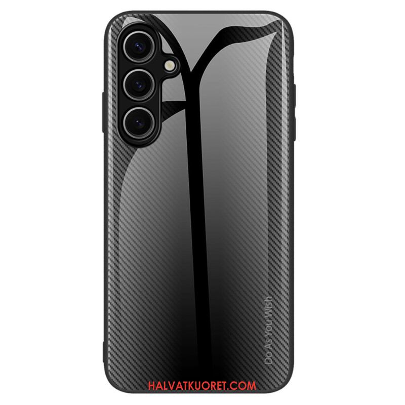 Kuori Samsung Galaxy S25 Plus 5g Karkaistua Lasia Hiilikuidulla