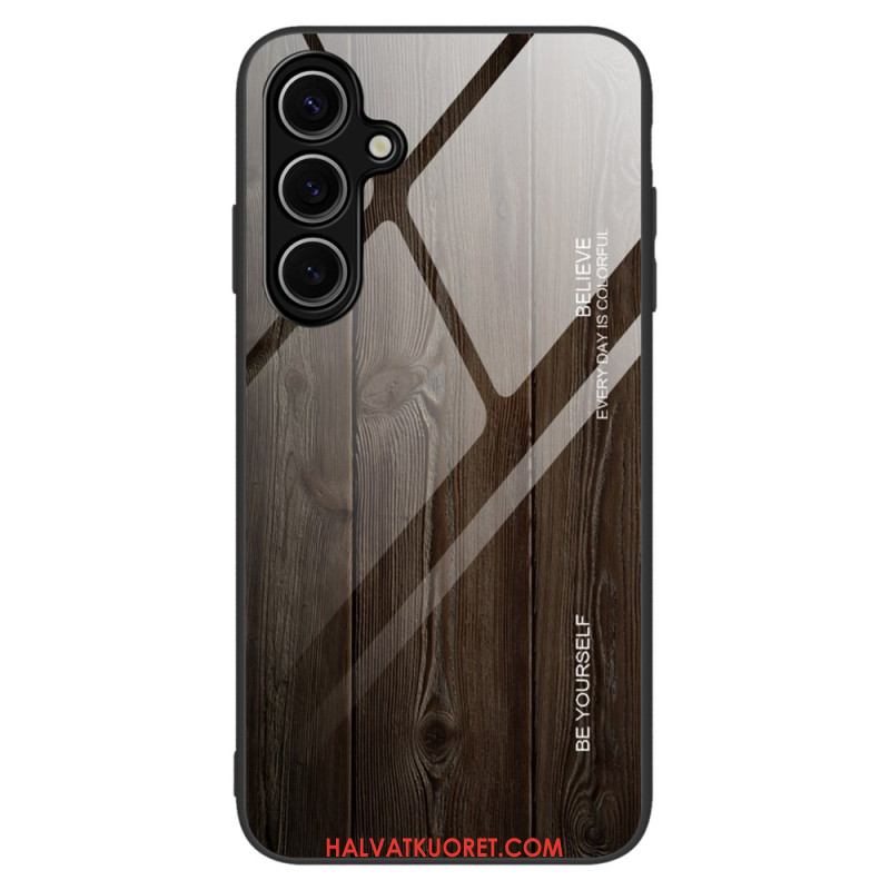 Kuori Samsung Galaxy S25 Plus 5g Karkaistua Lasia Puulla