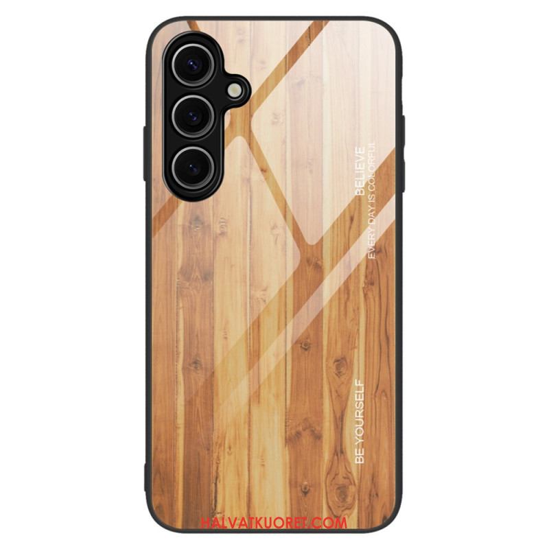 Kuori Samsung Galaxy S25 Plus 5g Karkaistua Lasia Puulla