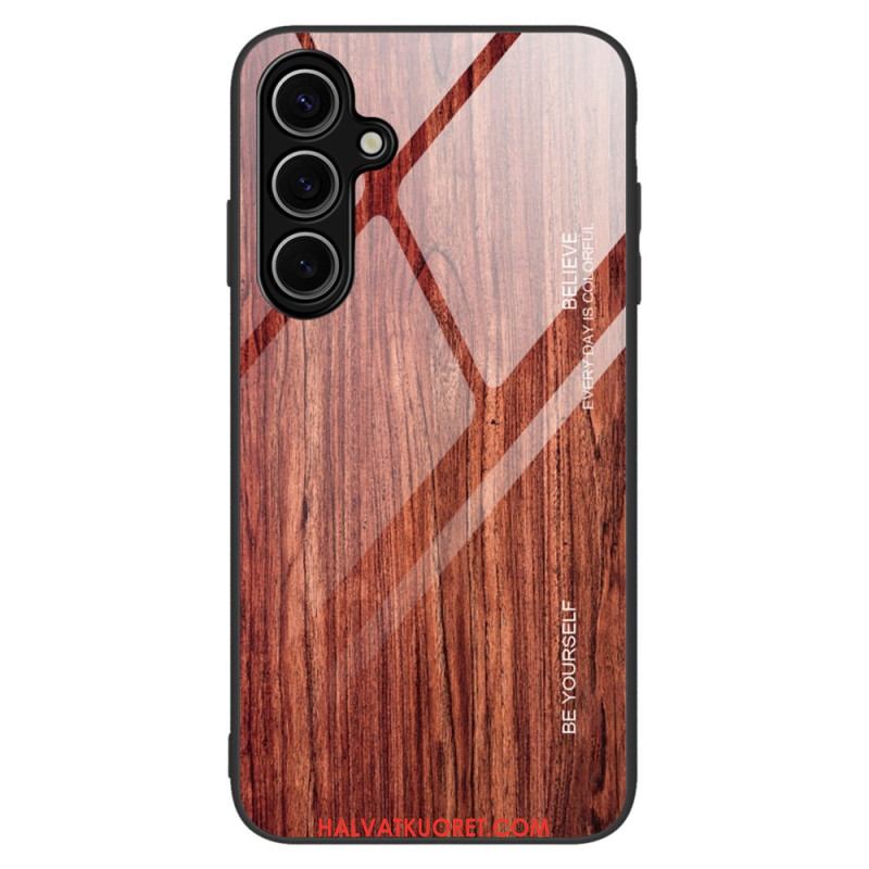 Kuori Samsung Galaxy S25 Plus 5g Karkaistua Lasia Puulla