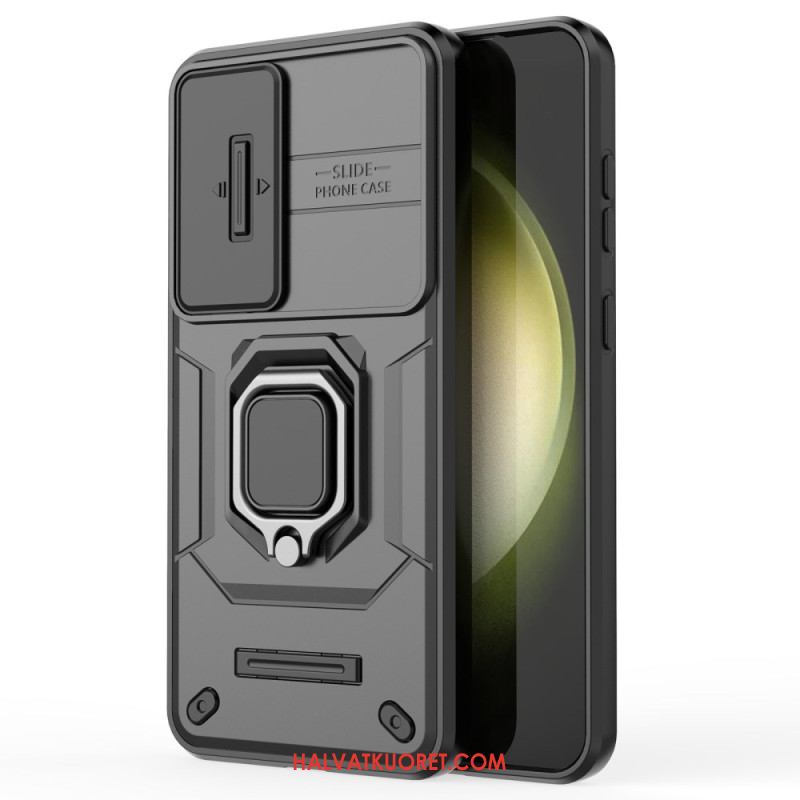 Kuori Samsung Galaxy S25 Plus 5g Kestävä Rengas Linssinsuojalla Suojakuori