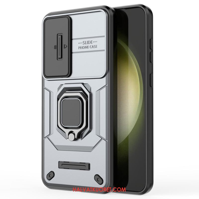 Kuori Samsung Galaxy S25 Plus 5g Kestävä Rengas Linssinsuojalla Suojakuori