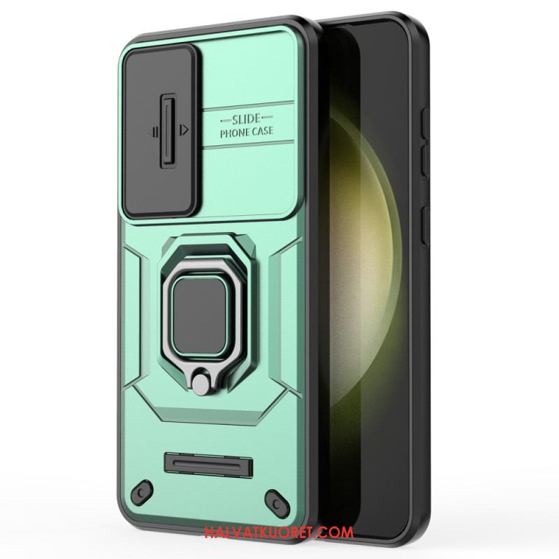 Kuori Samsung Galaxy S25 Plus 5g Kestävä Rengas Linssinsuojalla Suojakuori