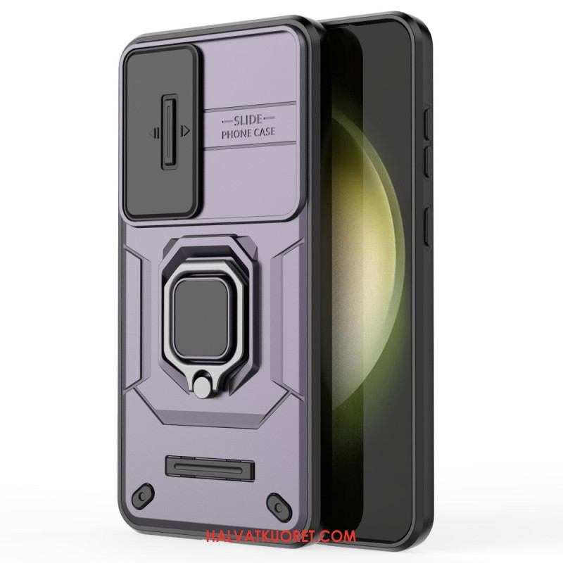 Kuori Samsung Galaxy S25 Plus 5g Kestävä Rengas Linssinsuojalla Suojakuori