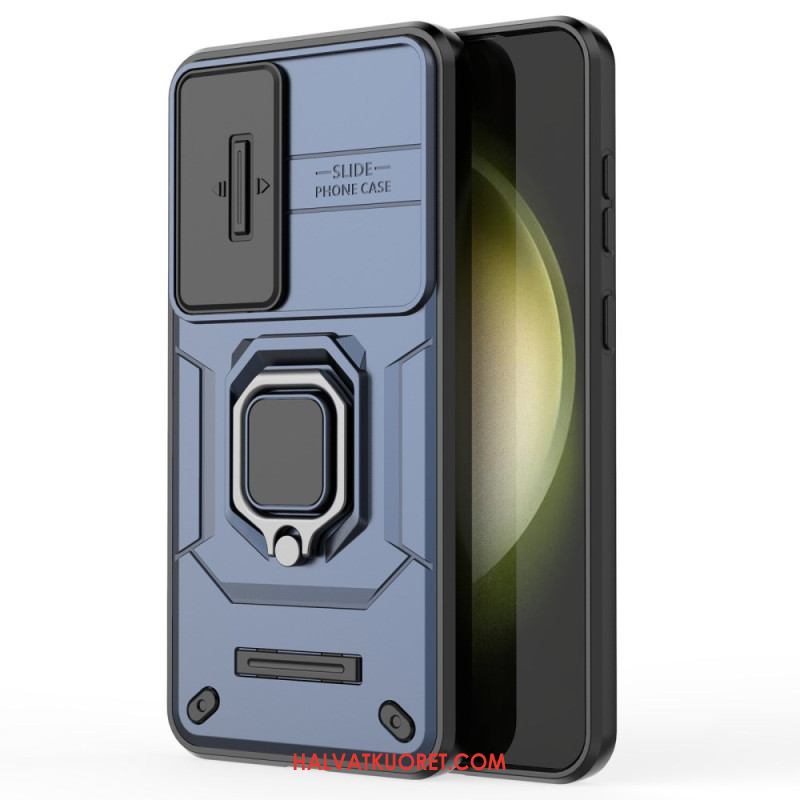 Kuori Samsung Galaxy S25 Plus 5g Kestävä Rengas Linssinsuojalla Suojakuori