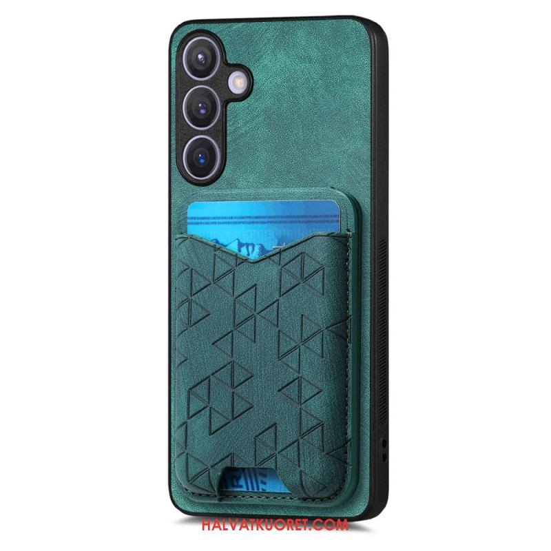 Kuori Samsung Galaxy S25 Plus 5g Korttikotelolla Ja Jalustalla Suojakuori