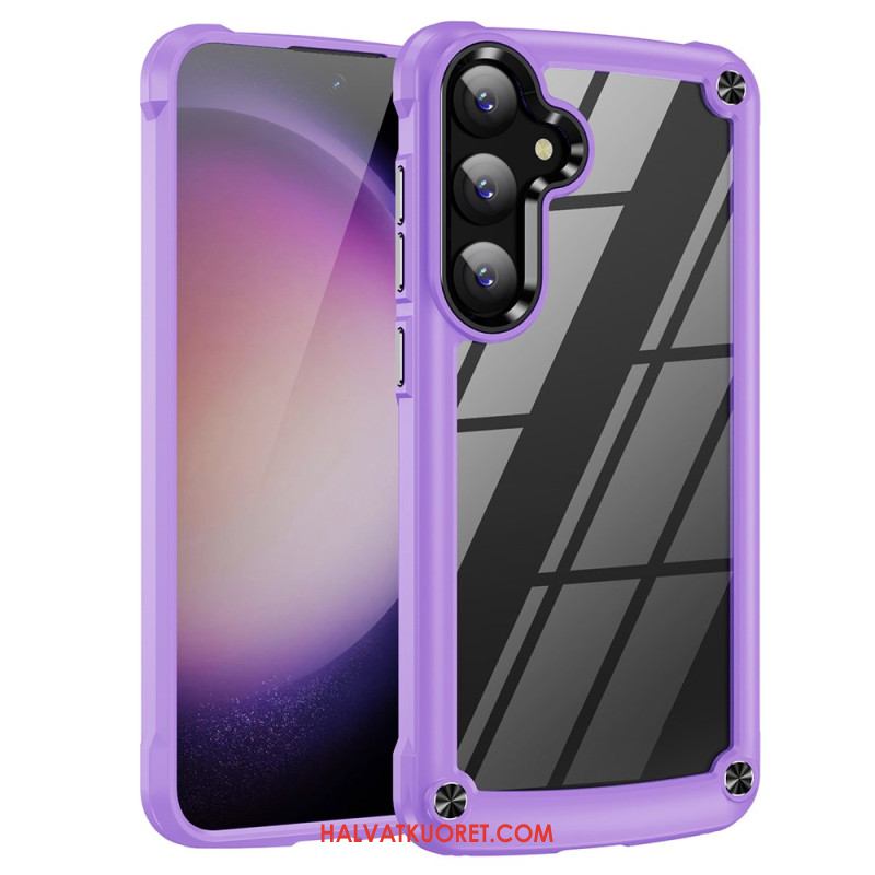 Kuori Samsung Galaxy S25 Plus 5g Läpinäkyvä Hybridi