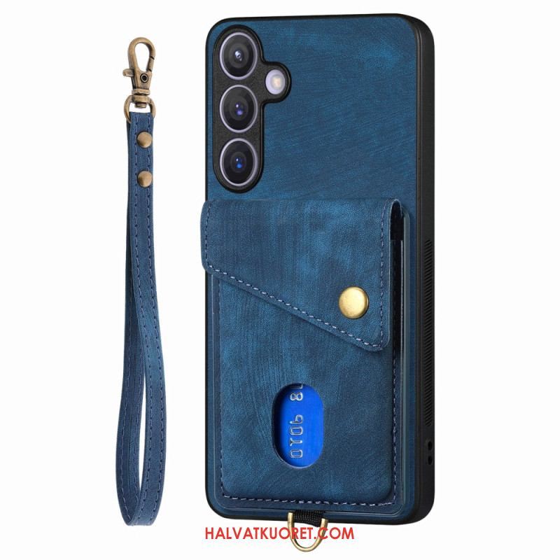 Kuori Samsung Galaxy S25 Plus 5g Monitoiminen Mokkanahka Vaikutus