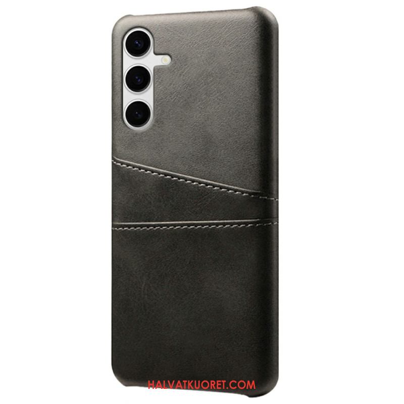 Kuori Samsung Galaxy S25 Plus 5g Nahkakuvioinen Korttiteline