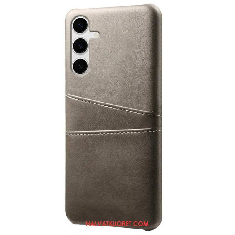 Kuori Samsung Galaxy S25 Plus 5g Nahkakuvioinen Korttiteline