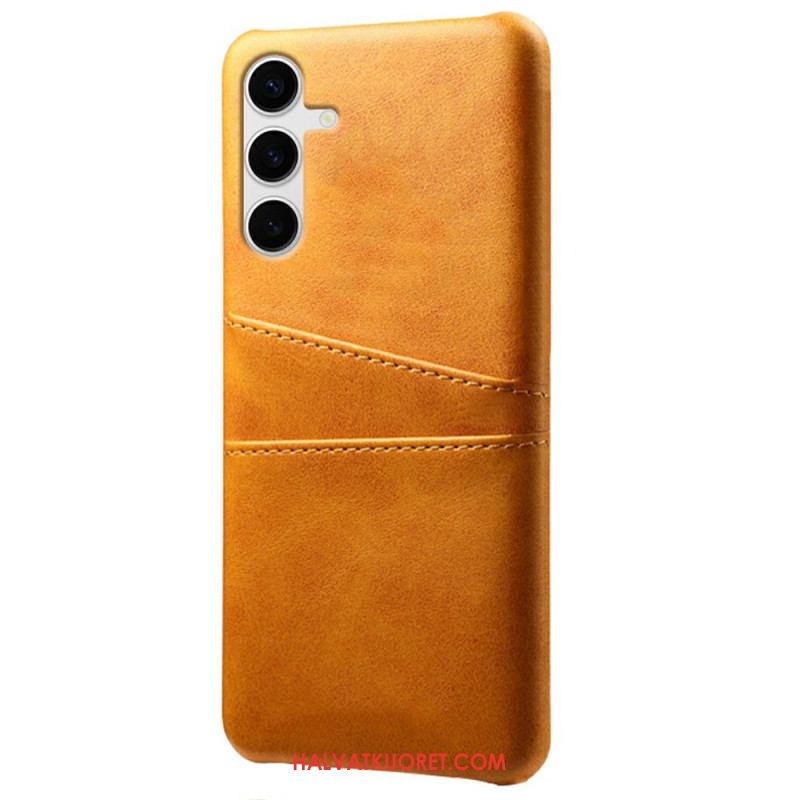 Kuori Samsung Galaxy S25 Plus 5g Nahkakuvioinen Korttiteline