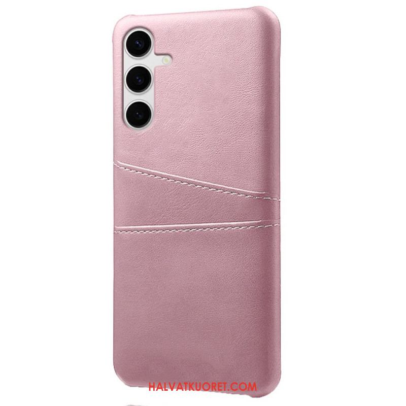 Kuori Samsung Galaxy S25 Plus 5g Nahkakuvioinen Korttiteline