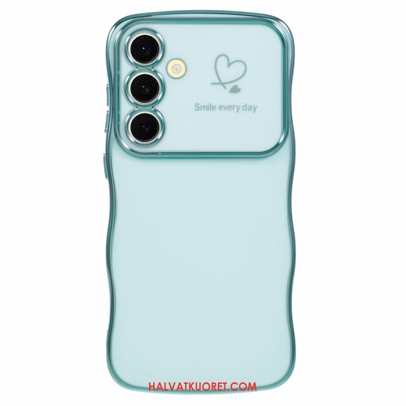 Kuori Samsung Galaxy S25 Plus 5g Sydän Ja Aaltoilevat Reunat