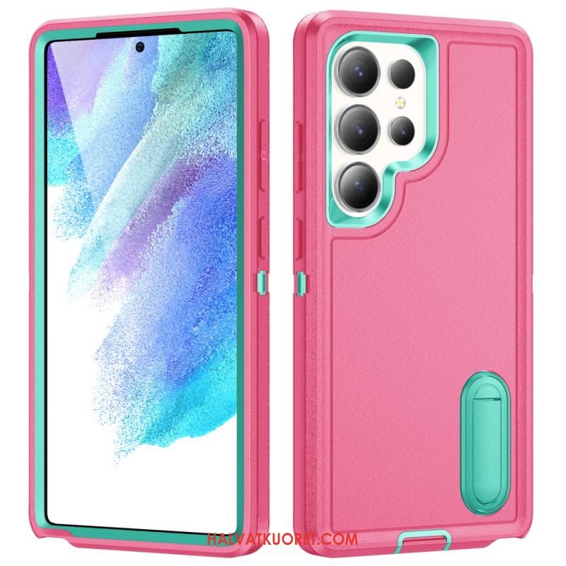 Kuori Samsung Galaxy S25 Ultra 5g 3-in-1-suoja Jalustalla Suojakuori