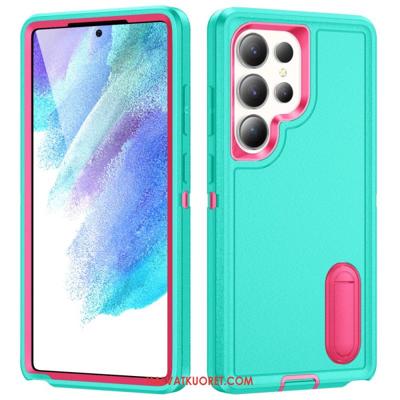 Kuori Samsung Galaxy S25 Ultra 5g 3-in-1-suoja Jalustalla Suojakuori