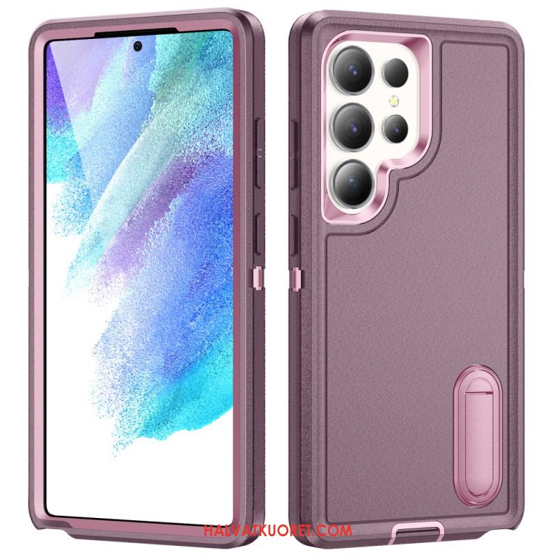 Kuori Samsung Galaxy S25 Ultra 5g 3-in-1-suoja Jalustalla Suojakuori