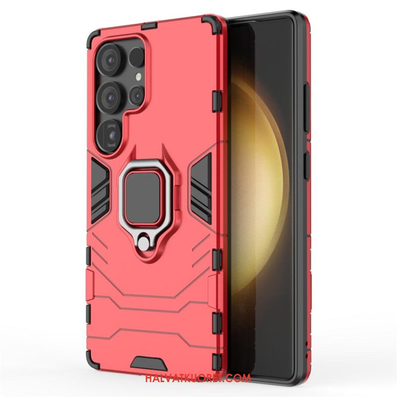 Kuori Samsung Galaxy S25 Ultra 5g Kestävä Sormuksenpidike Suojakuori