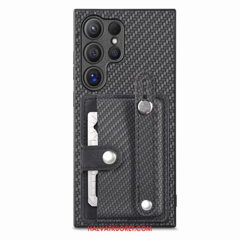 Kuori Samsung Galaxy S25 Ultra 5g Korttikotelo Ja Hihna-jalusta